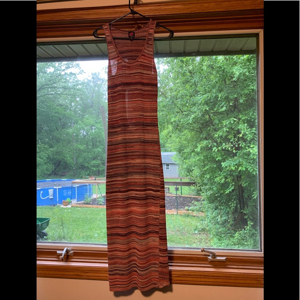 Bebe mixed pink dress NWOT size large
